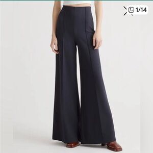 Quince Ultra Stretch Ponte
Super Wide Leg Pants
Size S